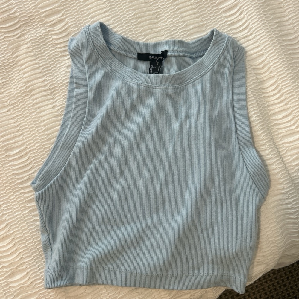 Forever 21 Light Blue Tank Top